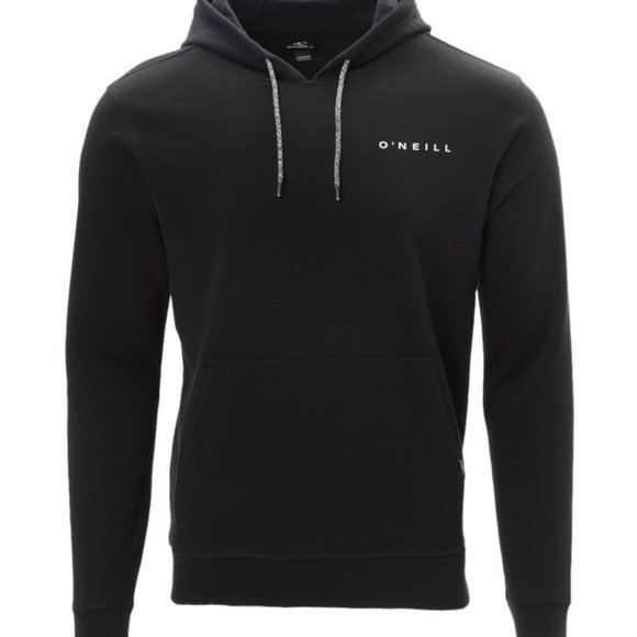 NWT O'Neill Black Logo Men's Stryper Pullover Hoodie - Picture 1 of 3